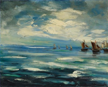 BOATS Navires Maurice de Vlaminck Peinture à l'huile